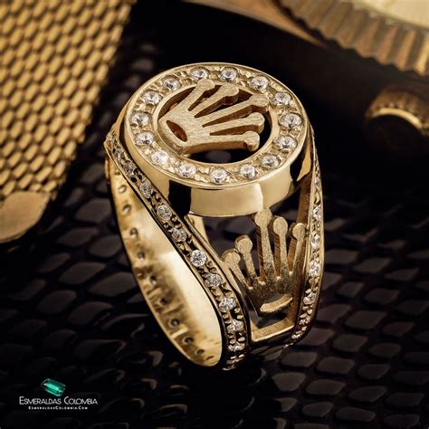 anillo rolex hombre